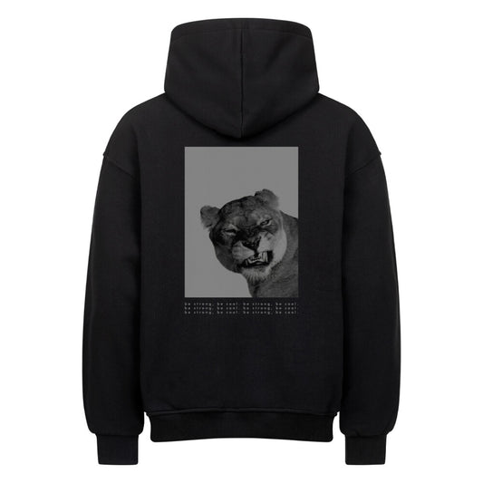 Premium 100% Cotton Oversize Hoodie 'Be strong, be cool.'