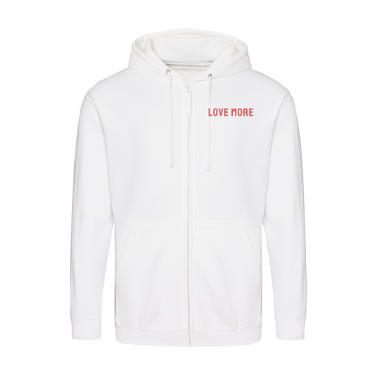 Classic Zipper Hoodie 'Love More'