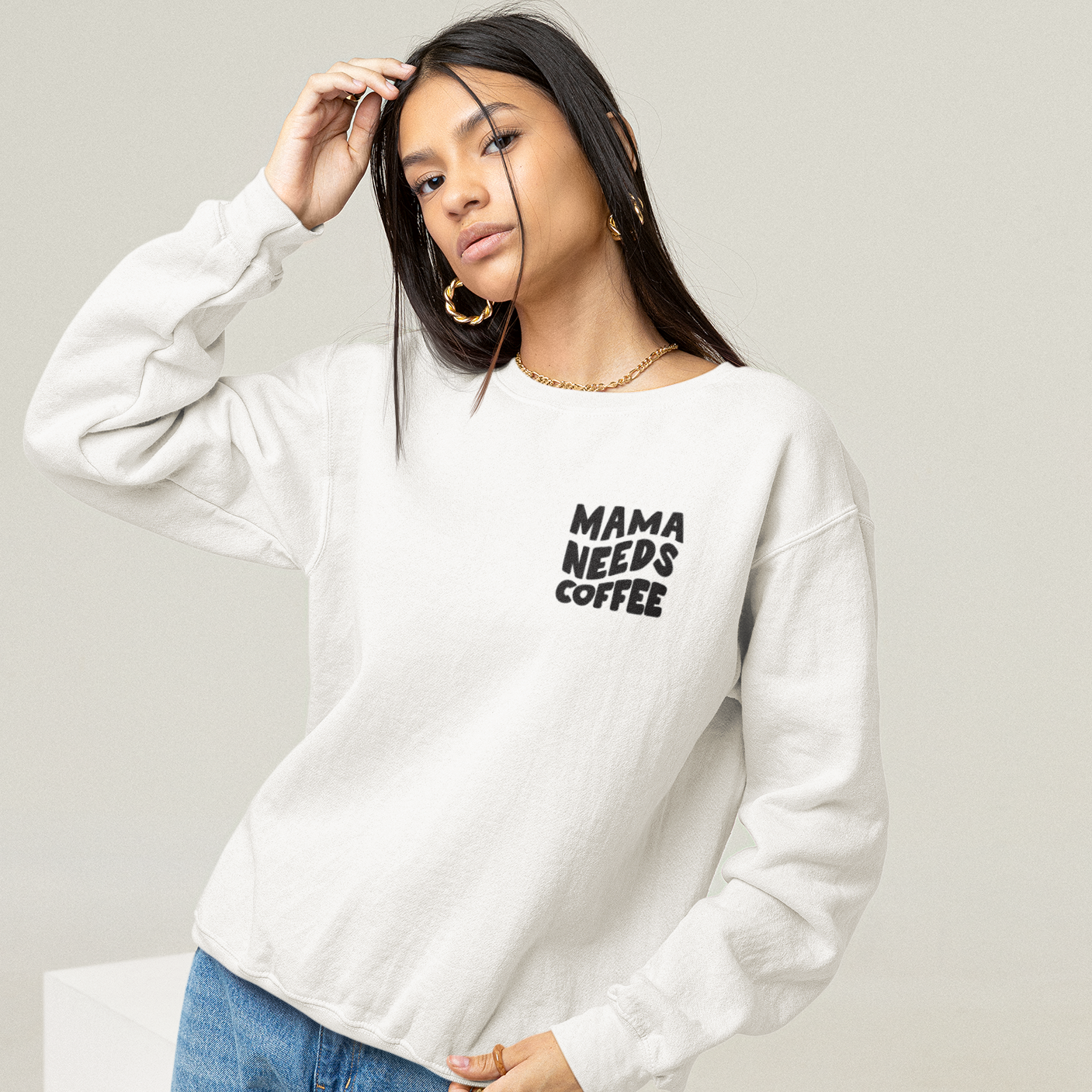 Premium Organic Sweatshirt 'Coffee'
